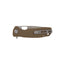 Honey Badger Drop Point Medium HB1012 tan, dettaglio manico FRN