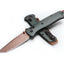 Benchmade BAILOUT 537FE-2601 TAIGA GREEN TANTO PLAIN