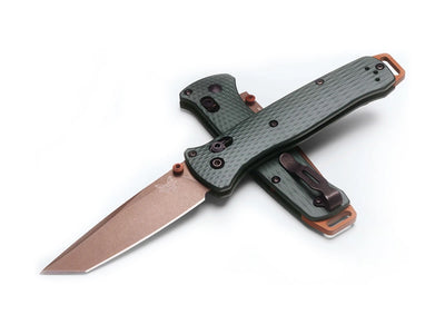 Benchmade BAILOUT 537FE-2601 TAIGA GREEN TANTO PLAIN
