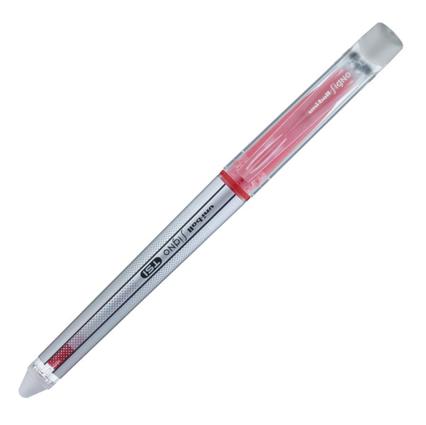 Penna a sfera gel cancellabile Uni Ball Signo TSI - punta 0,7mm - rosso  - Uni Mitsubishi