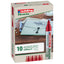Marcatore permanente 21 Ecoline - punta conica -  da 1,5 a 3 mm - rosso - Edding