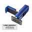 Timbro Pocket Stamp Plus 20 - 14 x 38 mm - 4 righe - autoinchiostrante - blu indaco - Colop