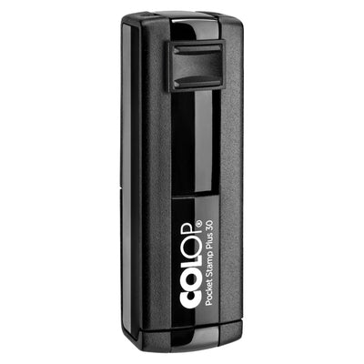 Timbro Pocket Stamp Plus 30 - 18 x 47 mm - 5 righe - autoinchiostrante- nero - Colop