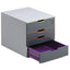 Cassettiera Varicolor Safe - 28 x 29,2 x 35,6 cm - 4 cassetti - con serratura - Durable