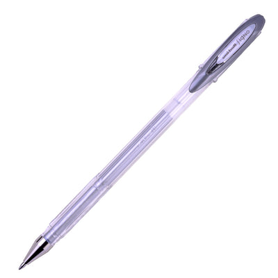 Penna a sfera gel con cappuccio Uni Ball Signo M120  - punta 0,8mm  - argento - Uni Mitsubishi