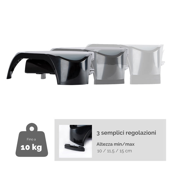 Supporto monitor plus - vaschetta e scomparti - Fellowes
