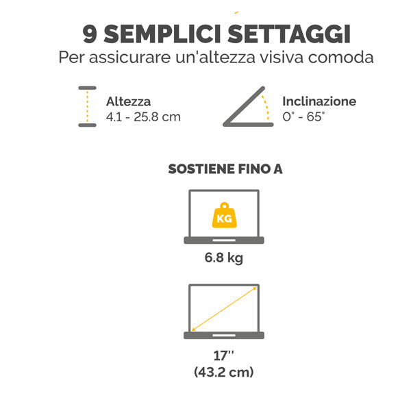 Supporto notebook Professional Series - hub USB - leggio - Fellowes