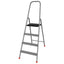 Scala domestica Stella Basic - 3 gradini - alluminio - Marchetti