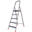 Scala domestica Stella Basic - 4 gradini - alluminio - Marchetti