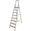 Scala domestica Stella Basic - 8 gradini - alluminio - Marchetti