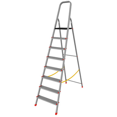 Scala domestica Stella Basic - 8 gradini - alluminio - Marchetti