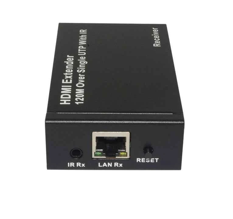 RX Extender HDMI over TCP/IP, abbinato a PET120R, 120MT