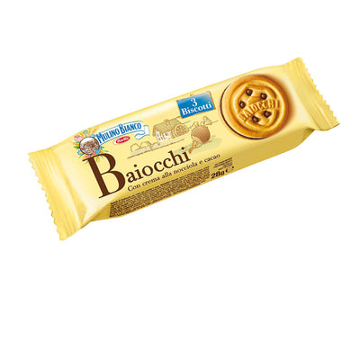 Mulino Bianco Baiocchi Monoporzione 28 g 3 Biscotti per Porzione Confezione 42 Monoporzioni