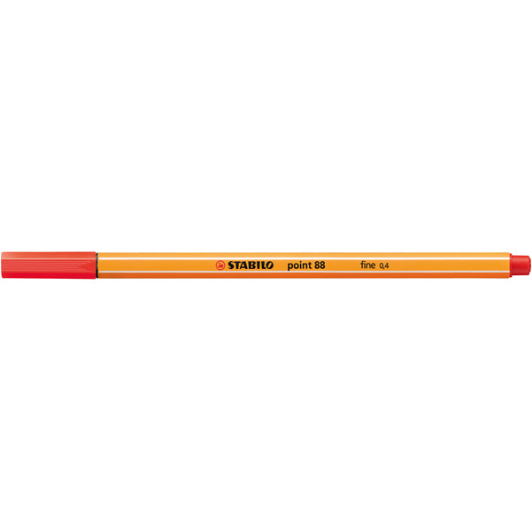 Fineliner Point 88 - tratto 0,4 mm  - rosso chiaro 48 - Stabilo