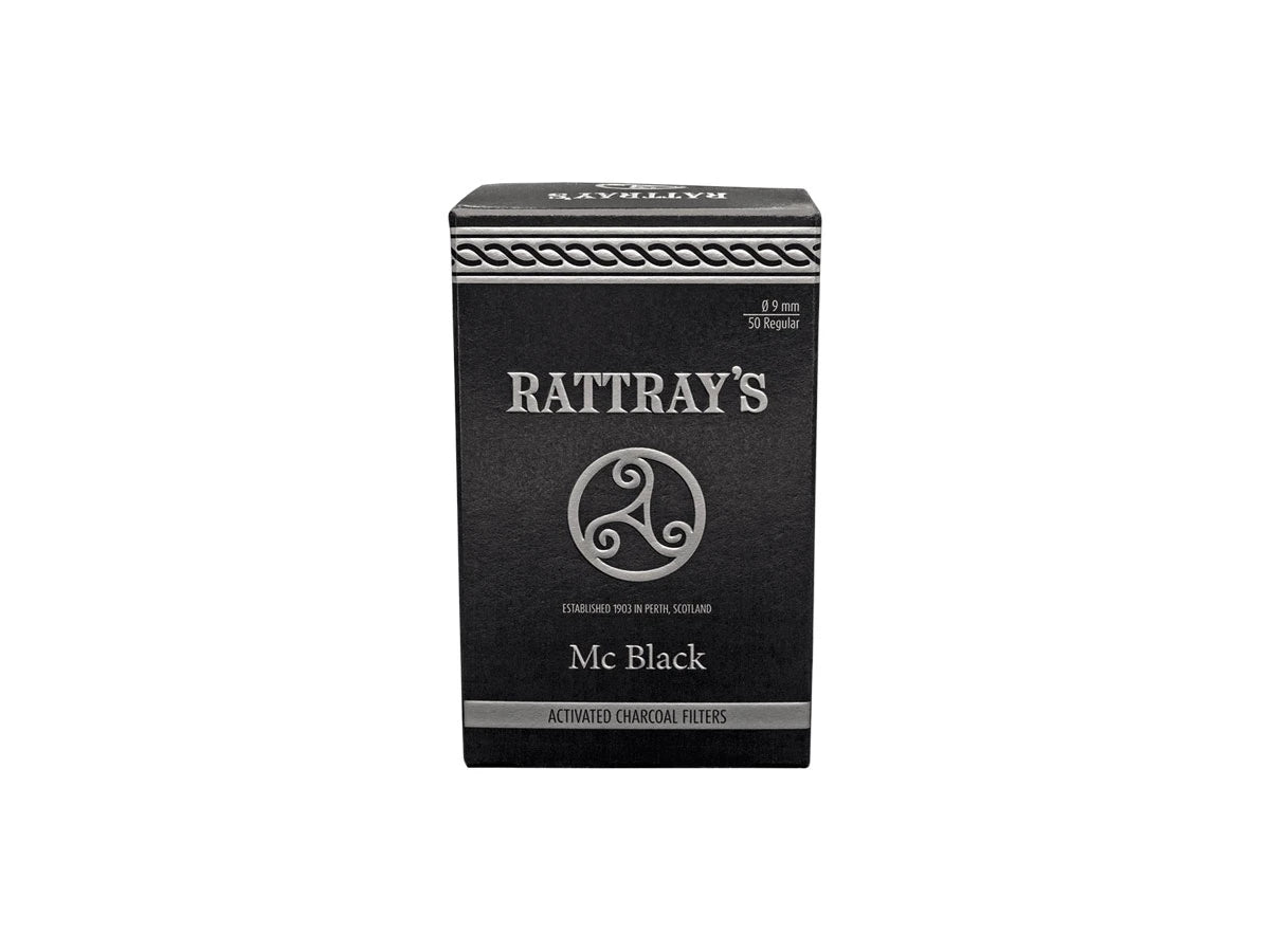 Rattray's MC BLACK FILTRO X PIPA CARBONE ATTIVO 9 mm 50 pz (50100)