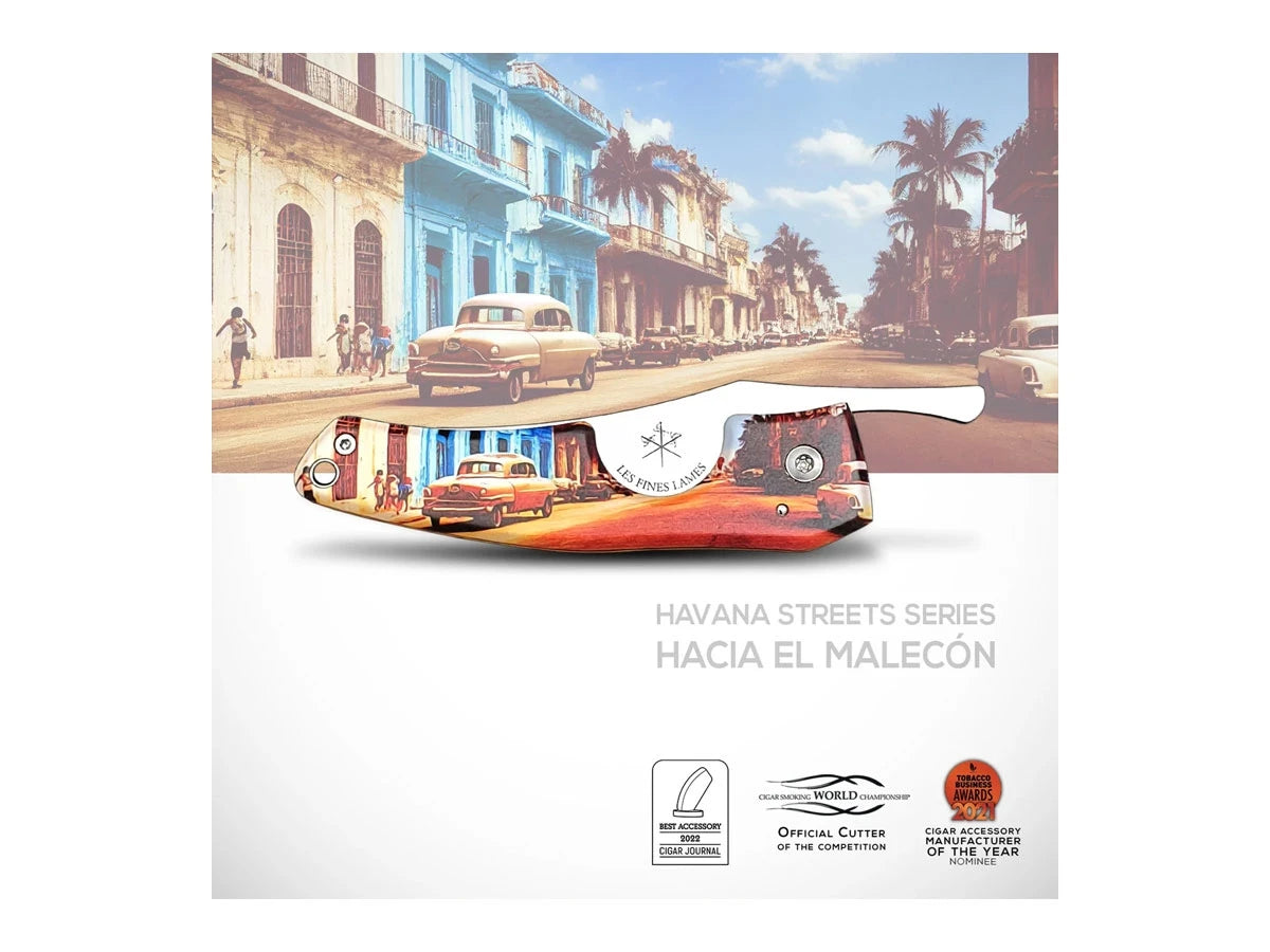 Les Fines Lames TAGLIASIGARI LE PETIT HAVANA STREETS HACIA EL MALECON