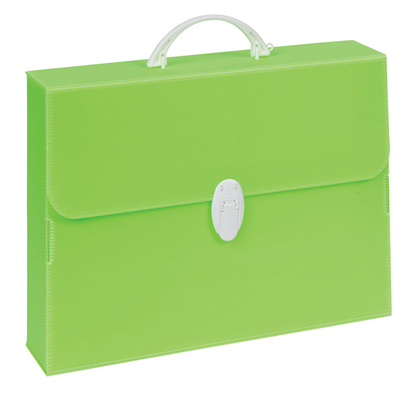 Valigetta Polionda Fluo - 28x39cm - dorso 8cm - colori assortiti - Favorit