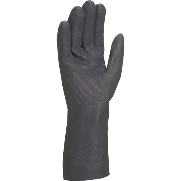 Guanti per protezione chimica VE509 - neoprene floccato cotone - taglia 09/10 - nero - Deltaplus