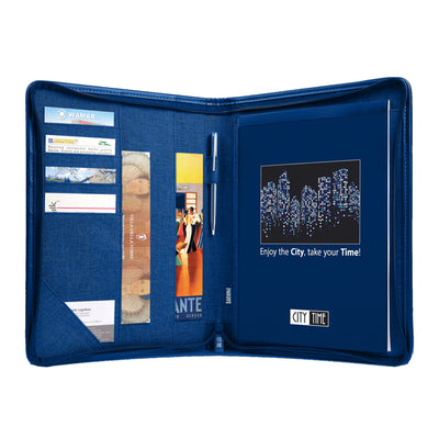 Portablocco Spinner - blu - A4 - City Time