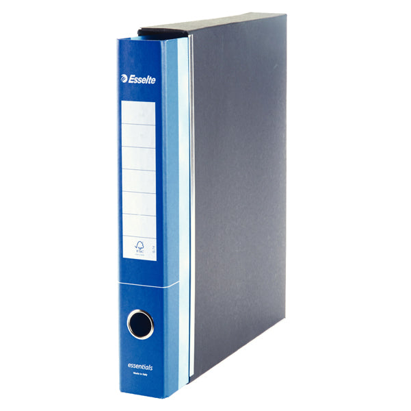 Registratore Essentials G72 - dorso 5 cm - commerciale 23 x 30 cm - blu - Esselte