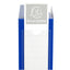 Scatola per archivio box - con bottone - 25 x 33 cm - dorso 8 cm - blu - Exacompta