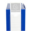 Scatola per archivio box - con bottone - 25 x 33 cm - dorso 10 cm - blu - Exacompta