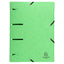 Cartella 3 lembi con elastico angolare - A4 - dorso 0,3 cm - cartoncino lustré - colori assortiti - Exacompta