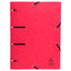 Cartella 3 lembi con elastico angolare - A4 - dorso 0,3 cm - cartoncino lustré - colori assortiti - Exacompta