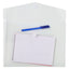 Busta a tasca con chiusura in velcro - PPL - 24 x 32 cm - trasparente - Exacompta