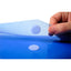 Busta a tasca con chiusura in velcro - PPL - 24 x 32 cm - blu/trasparente - Exacompta