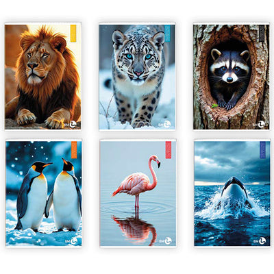 Maxiquaderno Animal fantasia - A4 - 5mm - 40+2 fogli - 80gr - BM