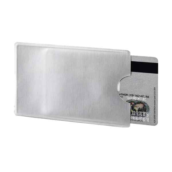 Tasca porta carte di credito RFID Secure - PPL - 5,4 x 8,7 cm - trasparente/argento - Durable