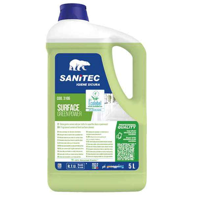 Detergente pavimenti Surface Green Power - 5 L - floreale - Sanitec