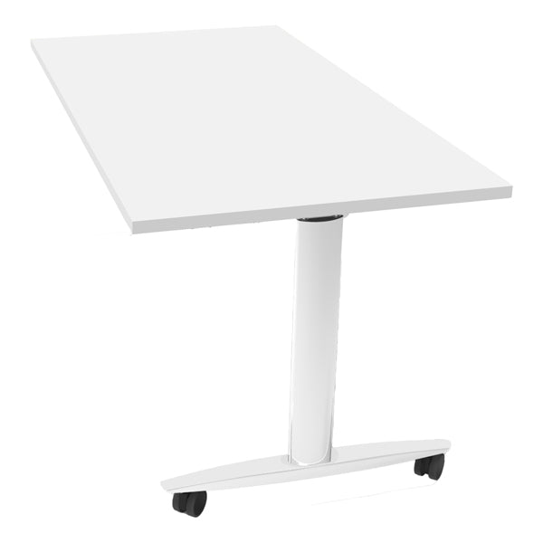 Tavolo multifunzione Taxi - con ruote - 160 x 80 x 73,7 cm - bianco