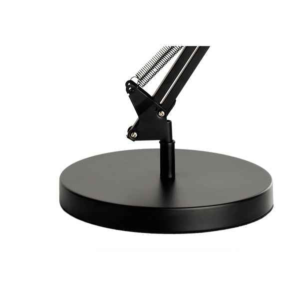 Lampada da tavolo Swingo - a led - con base e morsetto - 44 x 34,5 x 13,5 cm - 10 W - nero - Unilux