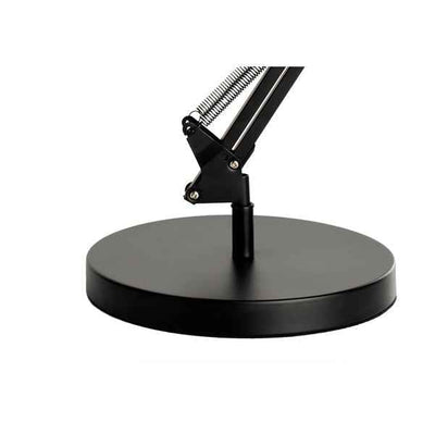 Lampada da tavolo Swingo - a led - con base e morsetto - 44 x 34,5 x 13,5 cm - 10 W - nero - Unilux