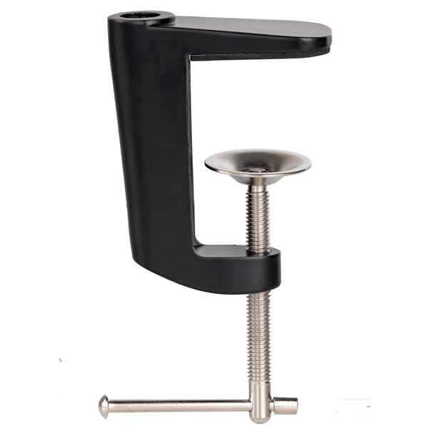 Lampada da tavolo Swingo - a led - con base e morsetto - 44 x 34,5 x 13,5 cm - 10 W - nero - Unilux