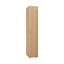 Armadio guardaroba - 1 anta - 33 x 52 x 185 cm - noce chiaro