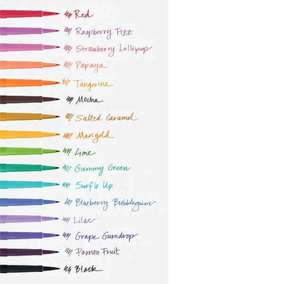 Pennarello Flair Nylon - punta feltro - 1,10mm - colori assortiti Candy Pop - Papermate - conf.16 pezzi