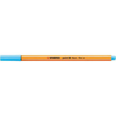 Fineliner Point 88 - tratto 0,4 mm - azzurro neon 031 - Stabilo