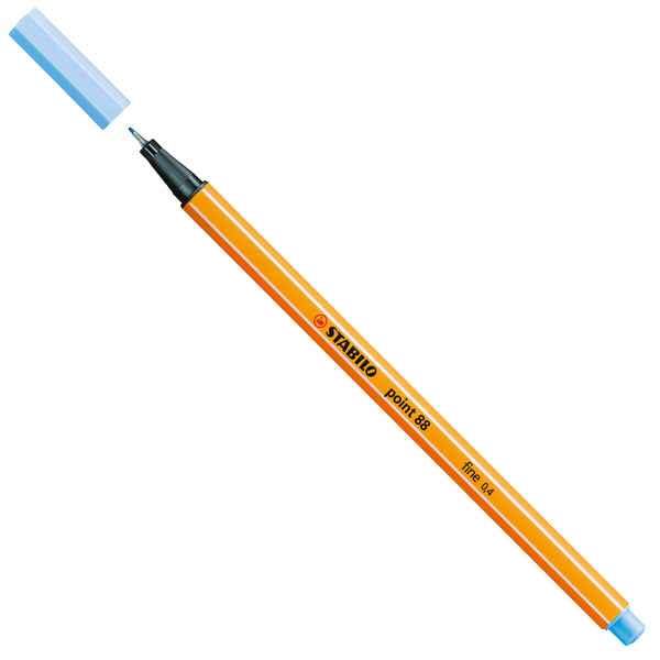 Fineliner Point 88 - tratto 0,4 mm - colori assortiti pastel - Stabilo - conf. 8 pezzi