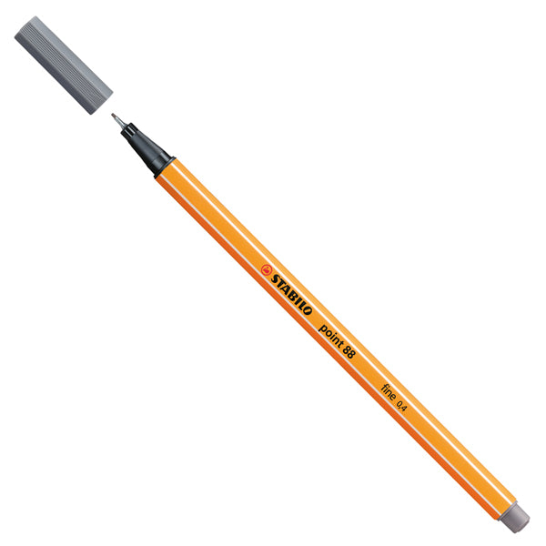Fineliner Point 88 - tratto 0,4 mm - colori assortiti pastel - Stabilo - conf. 8 pezzi