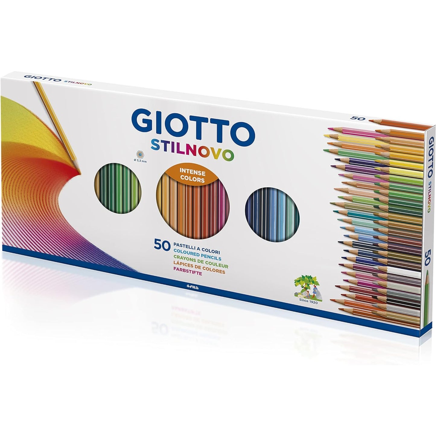 Pastelli Stilnovo - diametro mina 3,3 mm - Giotto - astuccio 50 pezzi