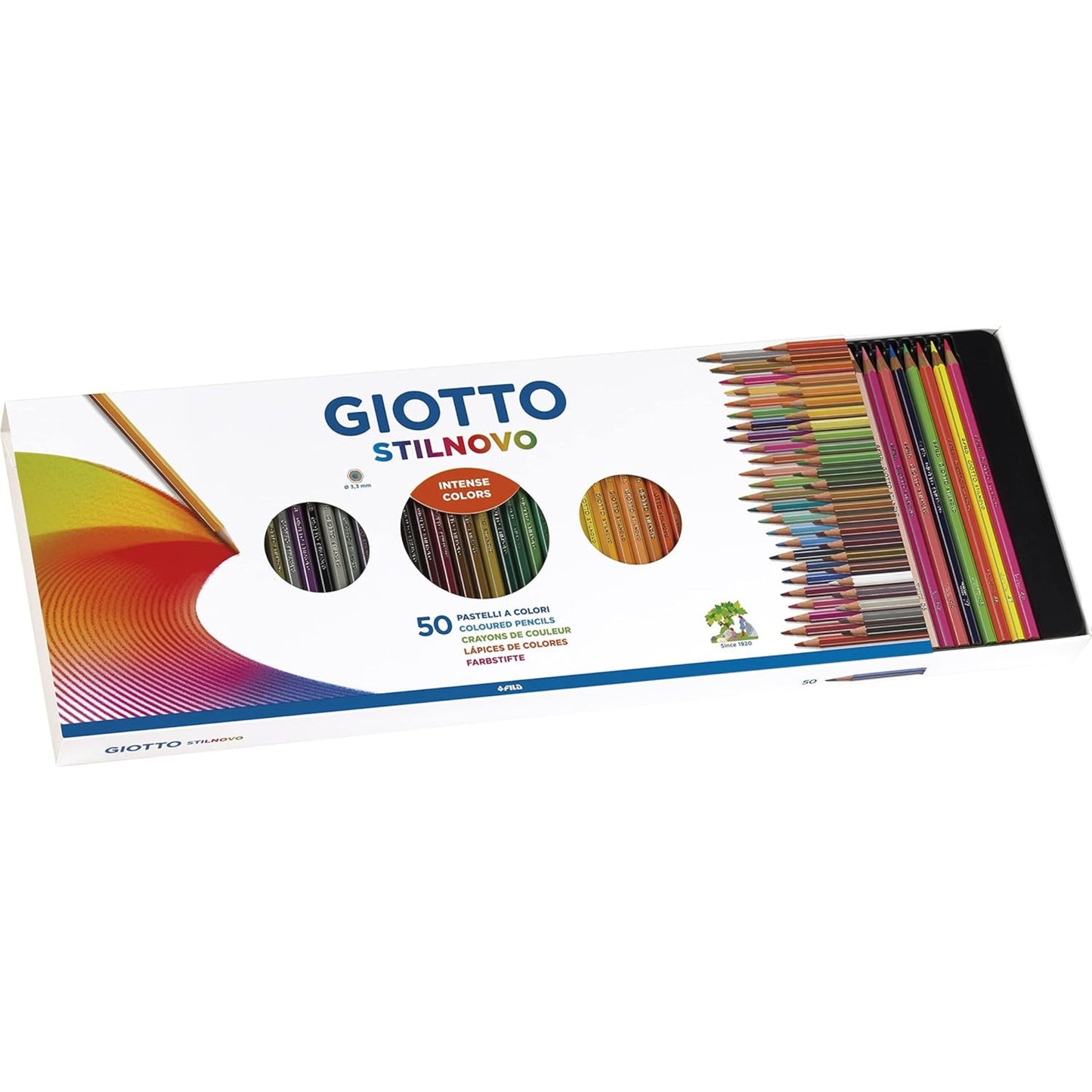 Pastelli Stilnovo - diametro mina 3,3 mm - Giotto - astuccio 50 pezzi