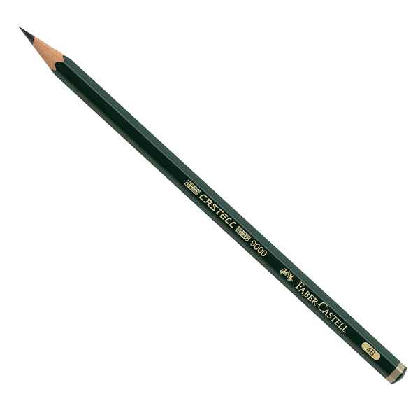 Matita in grafite Castell 9000 - gradazione 4B - esagonale - Faber-Castell
