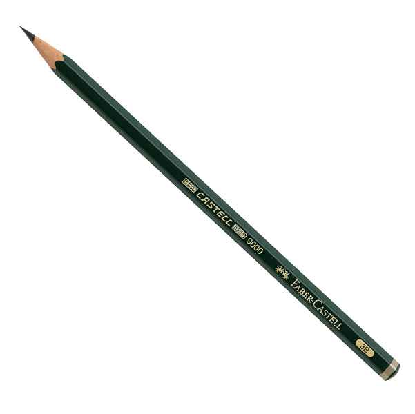 Matita in grafite Castell 9000 - gradazione 3B - esagonale - Faber-Castell