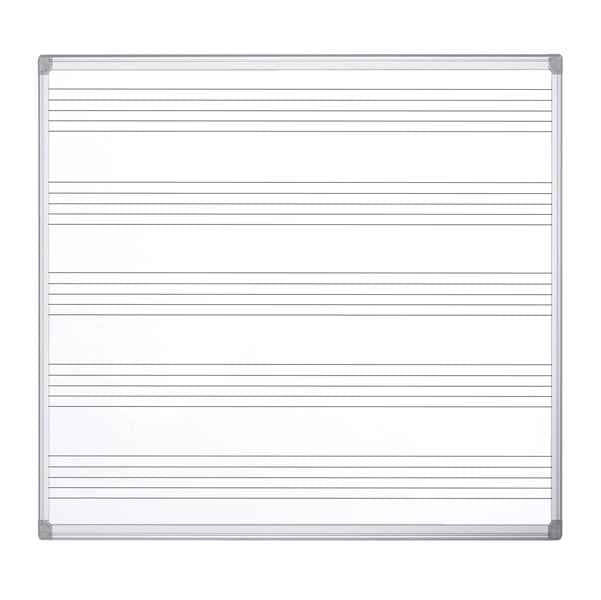 Lavagna magnetica Maya Musica - pentagramma musicale - 120 x 120 cm - Bi-Office