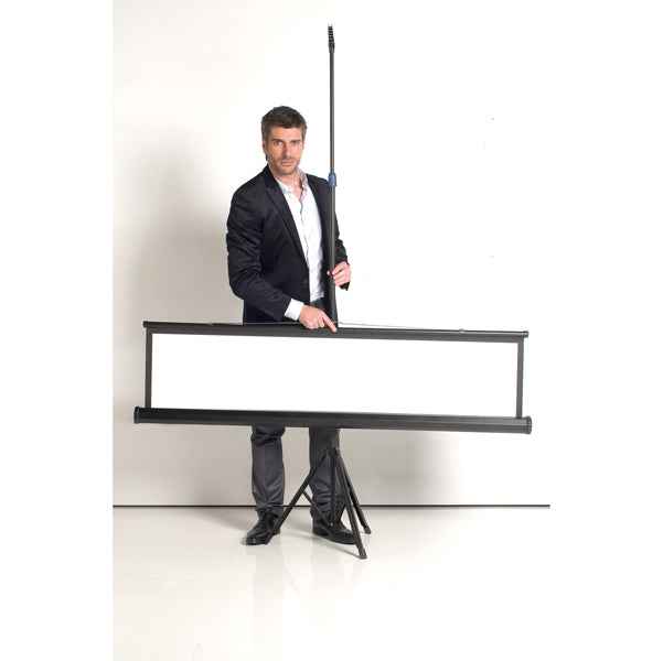 Schermo di proiezione su treppiede - 150 x 150 cm - bianco - Bi-Office