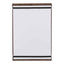 Portamenù Tablet con elastici - 32 x 22 cm - legno di noce - Securit