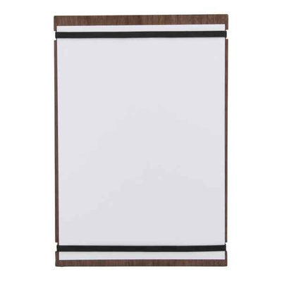 Portamenù Tablet con elastici - 32 x 22 cm - legno di noce - Securit